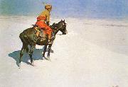 Frederick Remington The Scout : Friends or Enemies oil